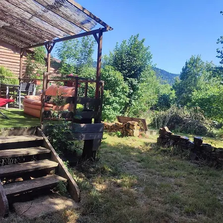 Maison En Bois Sur Pilotis Avec Jardin Chalet Saint-Étienne-du-Valdonnez